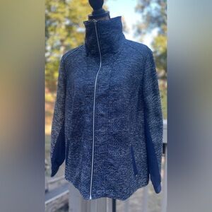 NWT Christopher & Banks size 1X. Full zip long sleeve jacket.